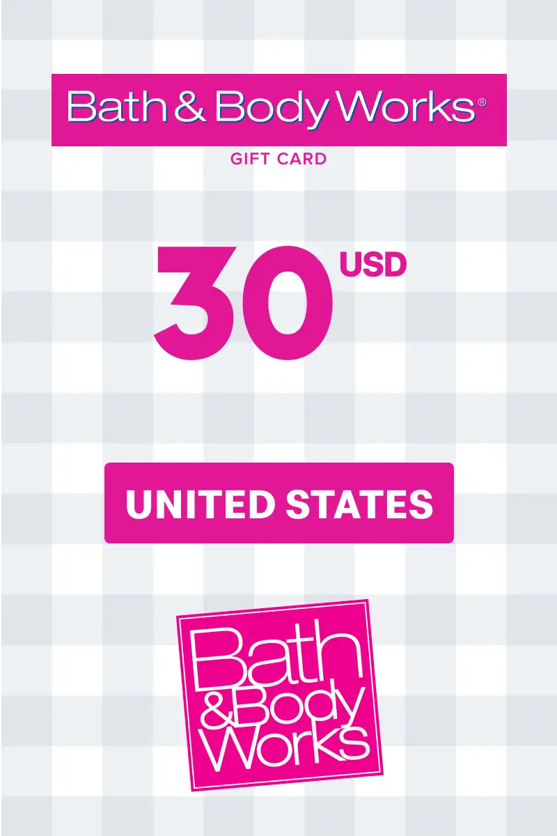 Bath and Body Works 30 USD Gift Card (United States) - Digital Key