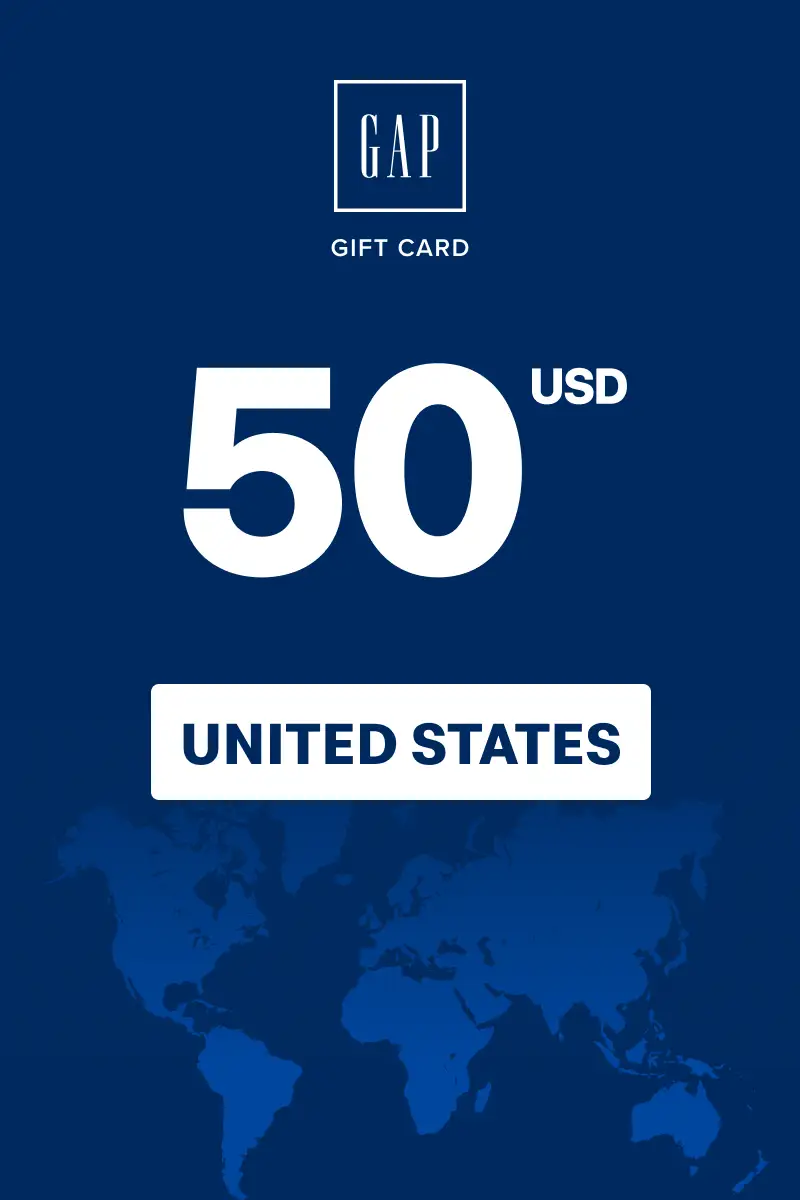Gap Options 50 USD Gift Card (United States) - Digital Key