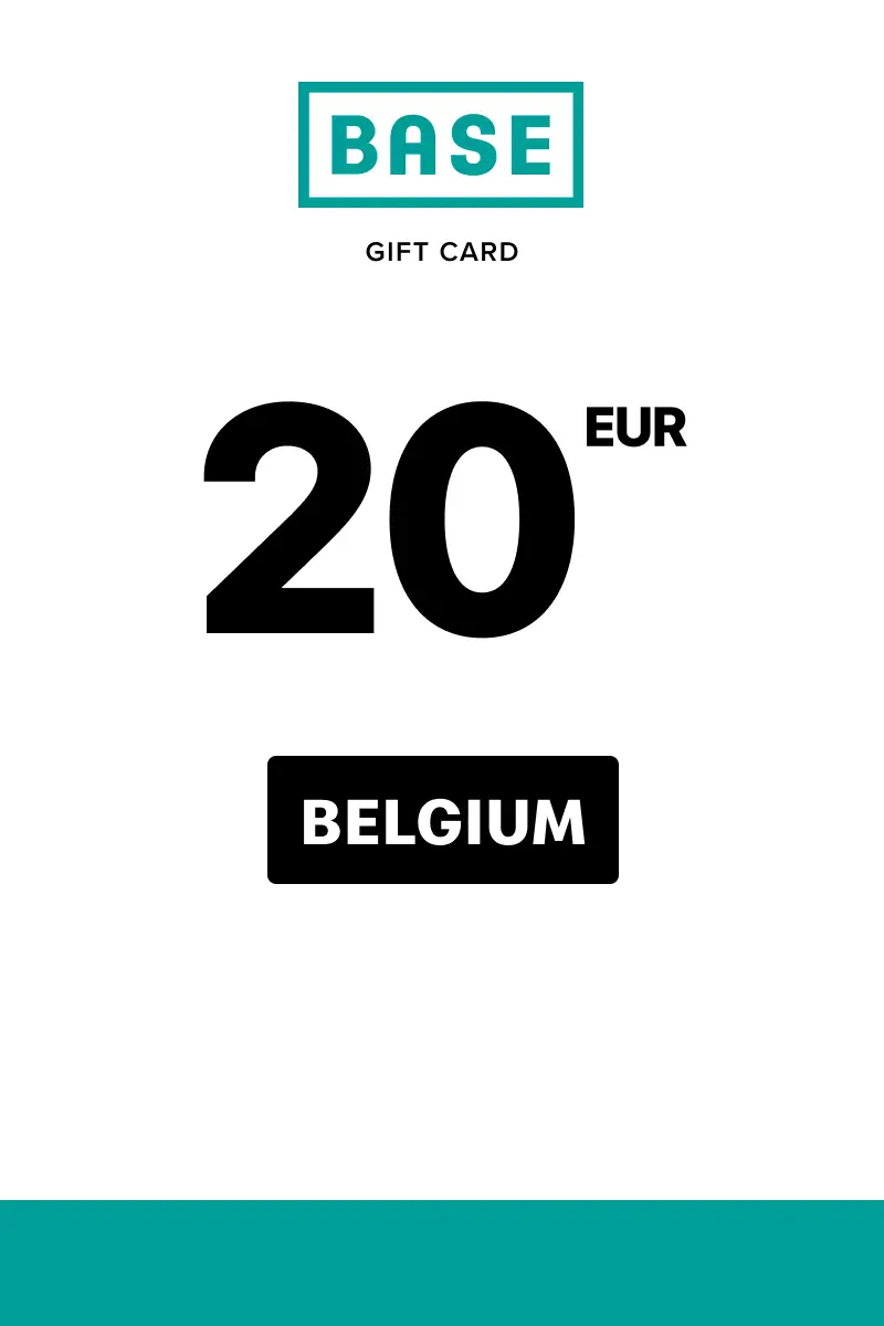 Base 20 EUR Gift Card (Belgium) - Digital Key