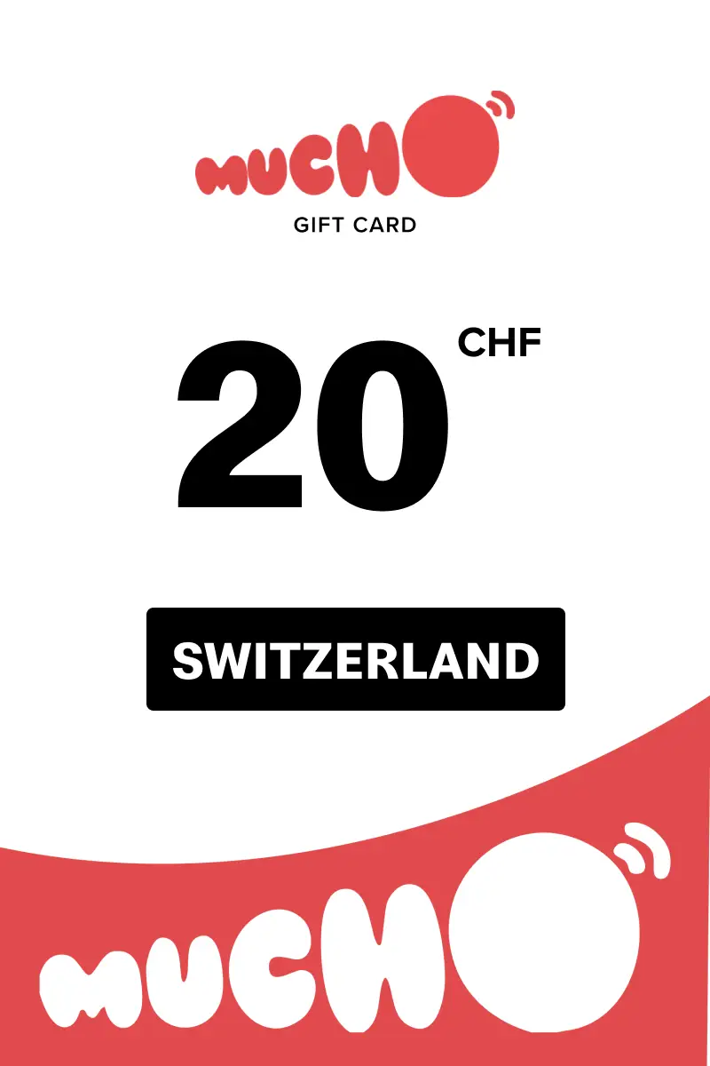 Mucho Mobile 20 CHF Gift Card (Switzerland) - Digital Key