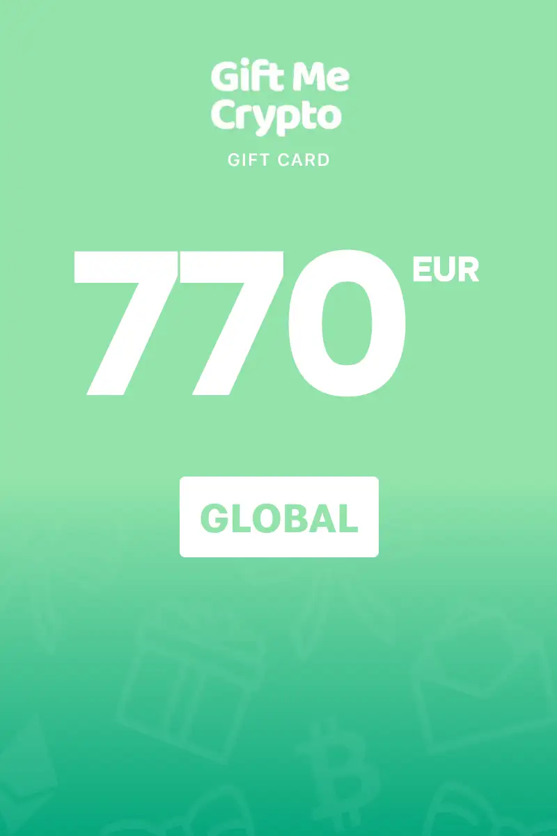 Gift Me Crypto 770 EUR Gift Card (Global) - Digital Key