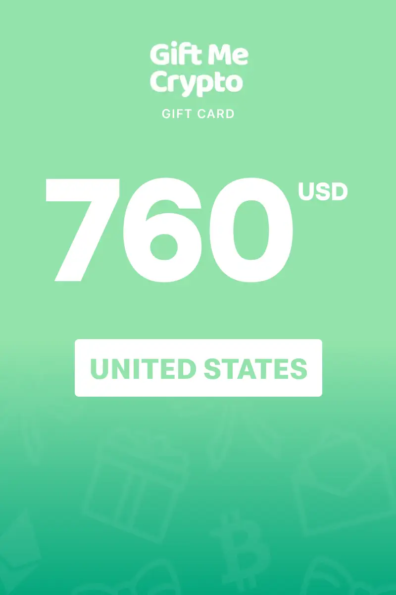 Gift Me Crypto (BTC) 760 USD Gift Card (United States) - Digital Key