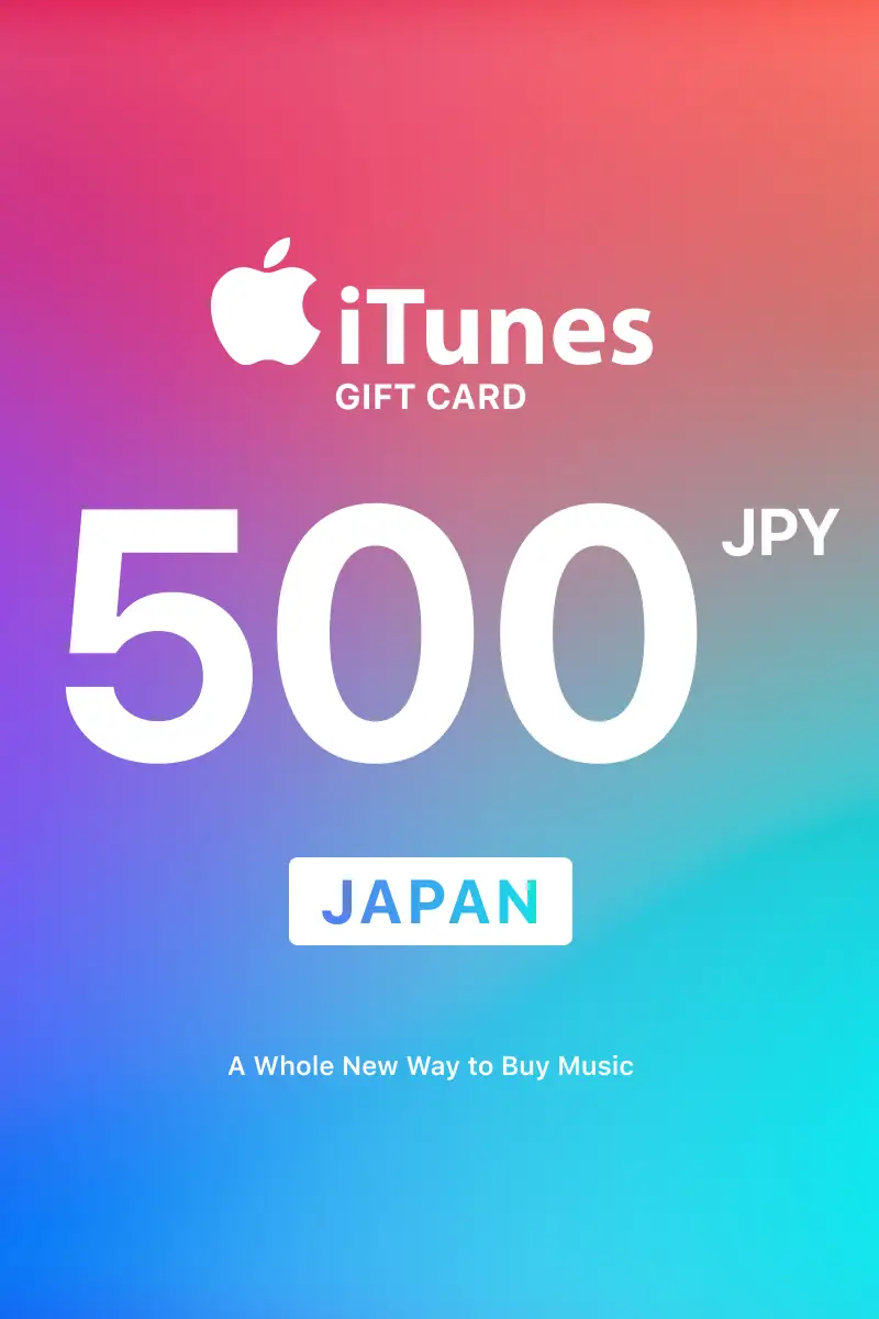 Apple iTunes 500 JPY Gift Card (Japan) - Digital Key