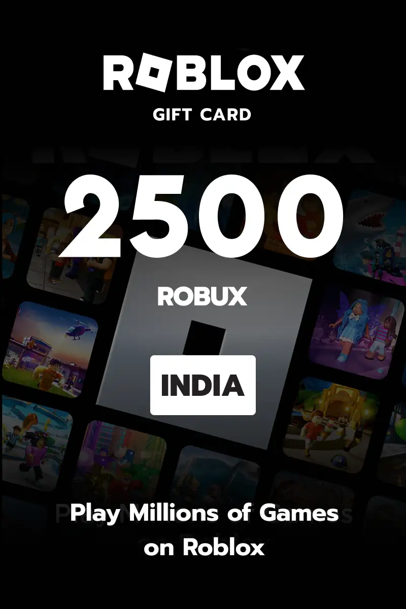 Roblox 2500 Robux (India) - Digital Key
