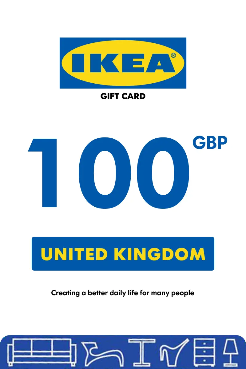 IKEA 100 GBP Gift Card (United Kingdom) - Digital Key
