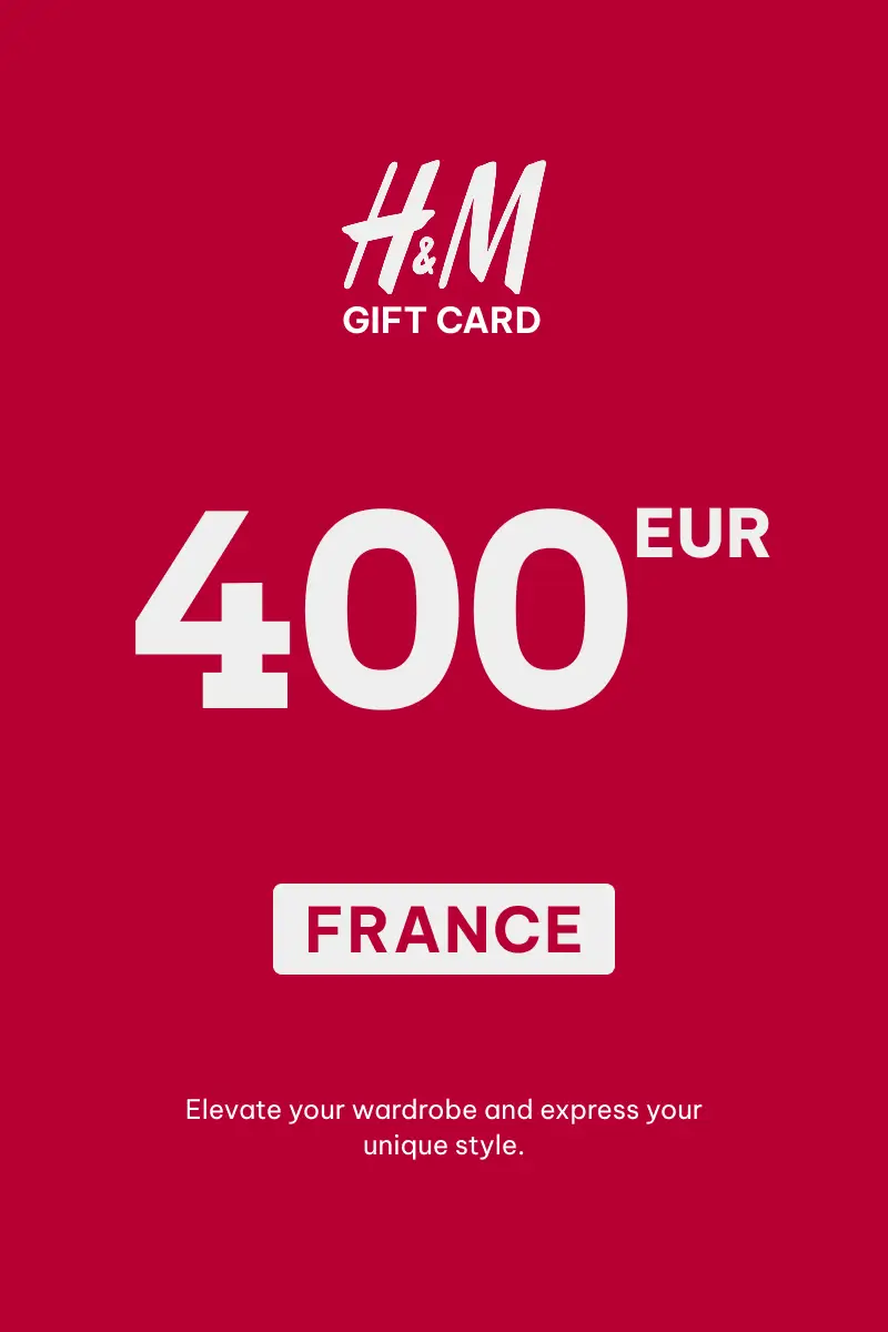 HandM 400 EUR Gift Card (France) - Digital Key afbeelding 1