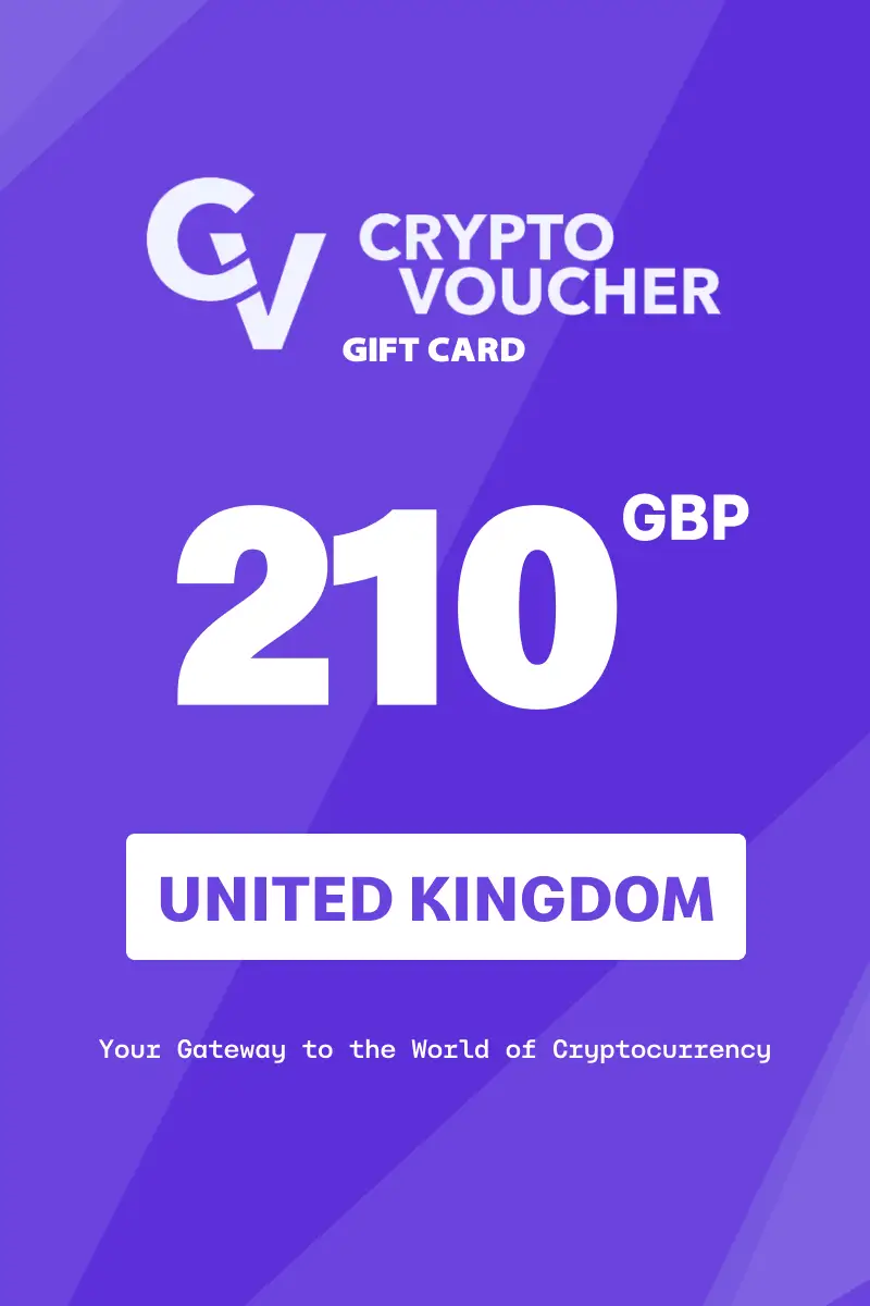 Crypto Voucher 210 GBP Gift Card (United Kingdom) - Digital Key