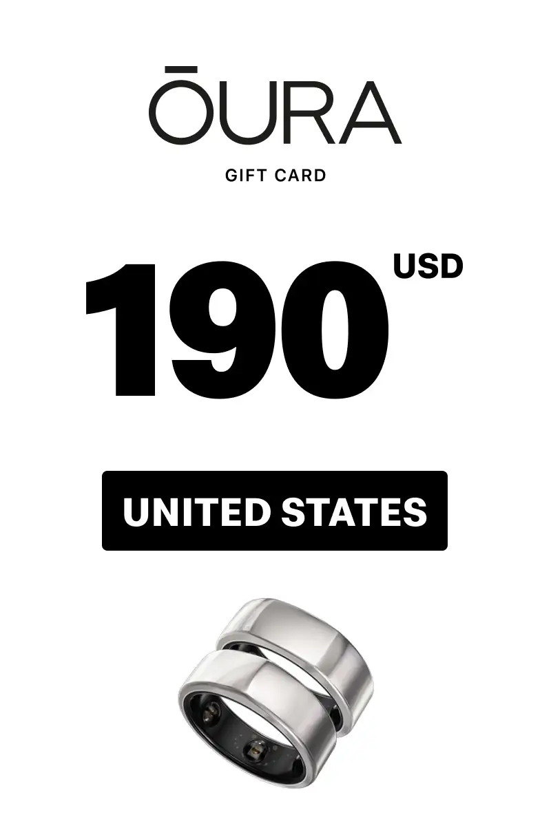 Oura Ring 190 USD Gift Card (United States) - Digital Key