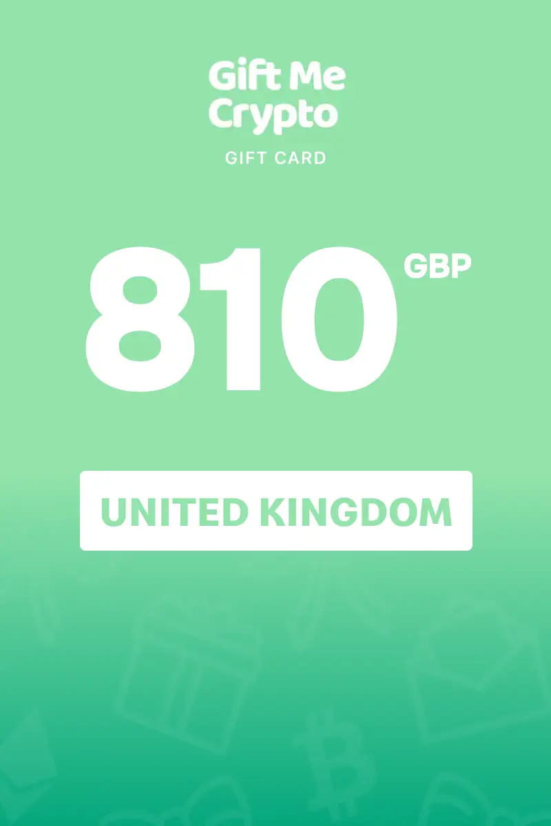 Gift Me Crypto (SOLANA) 810 GBP Gift Card (United Kingdom) - Digital Key