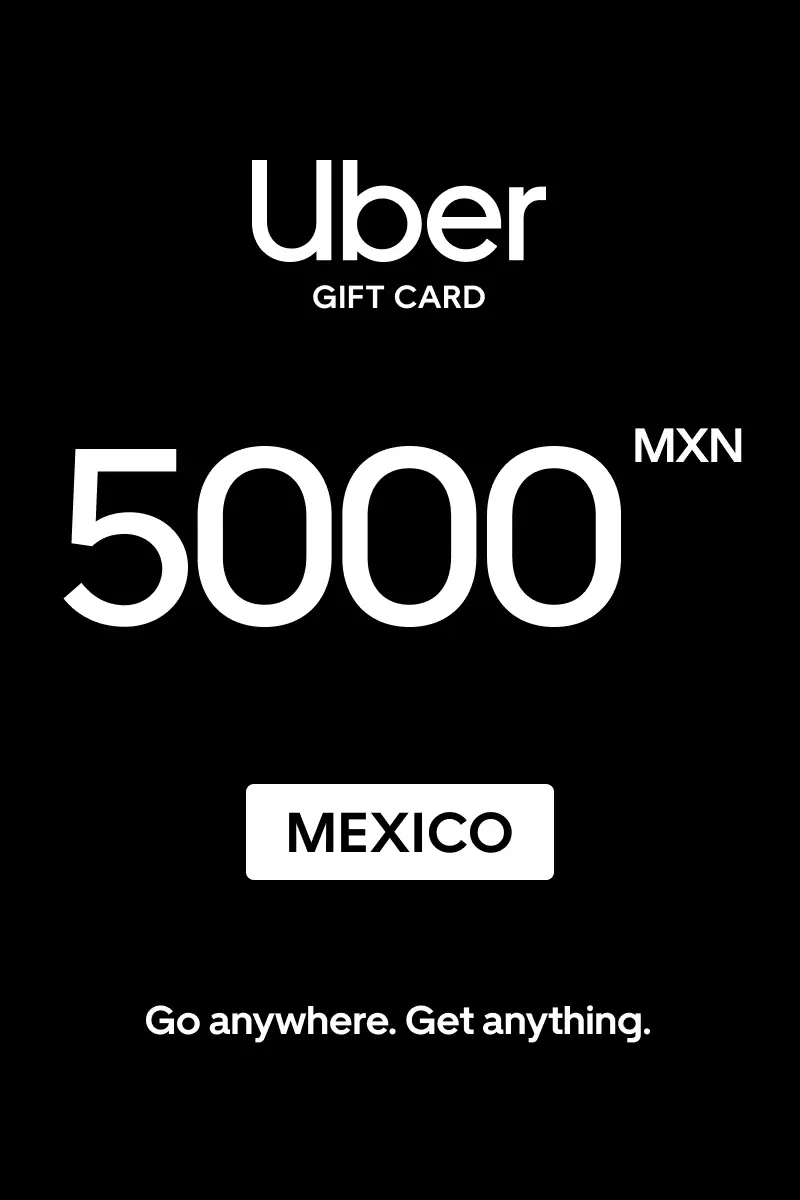 Uber 5000 MXN Gift Card (Mexico) - Digital Key