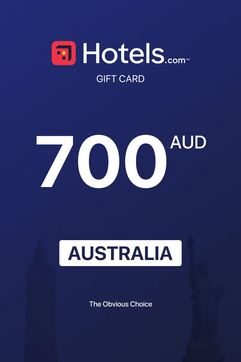 Hotels.com 700 AUD Gift Card (Australia) - Digital Key