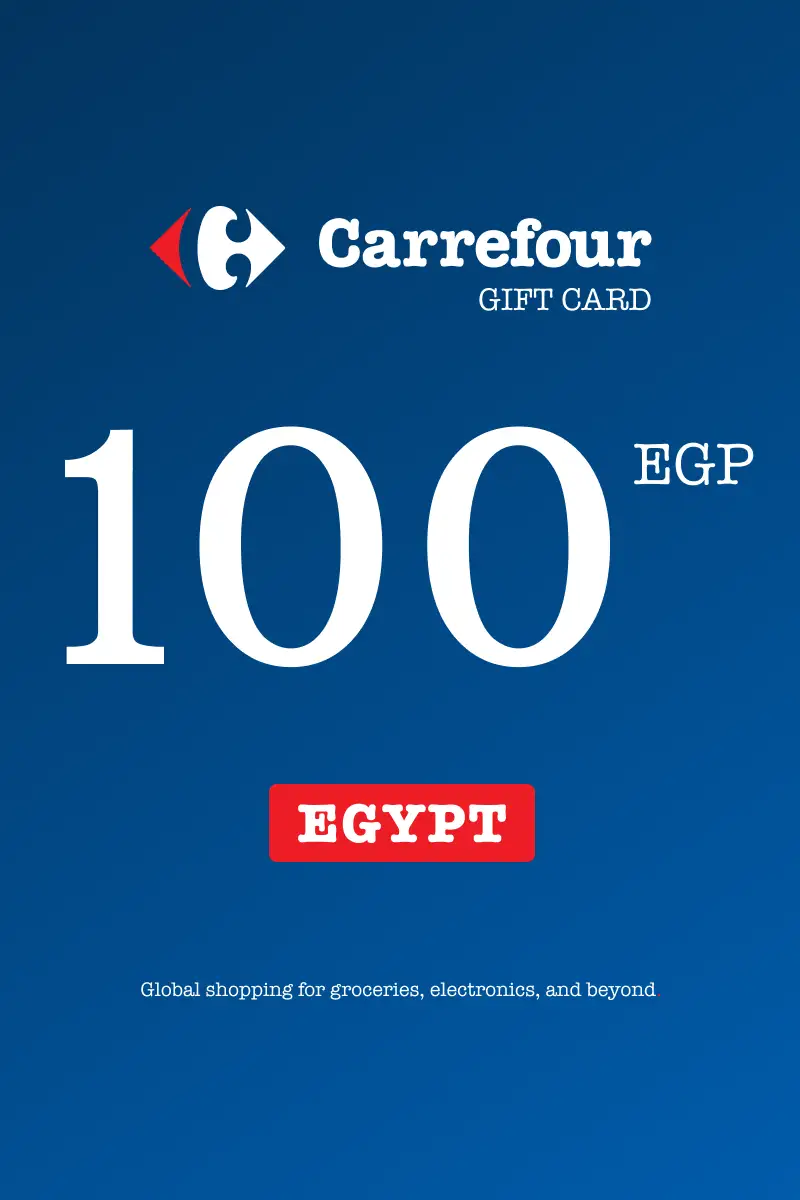Buy Carrefour 100 EGP Gift Card (Egypt) Digital Key