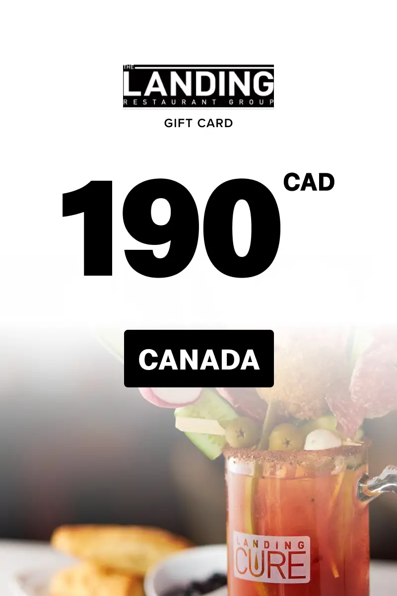 The Landing Group of Restaurants 190 CAD Gift Card (Canada) - Digital Key