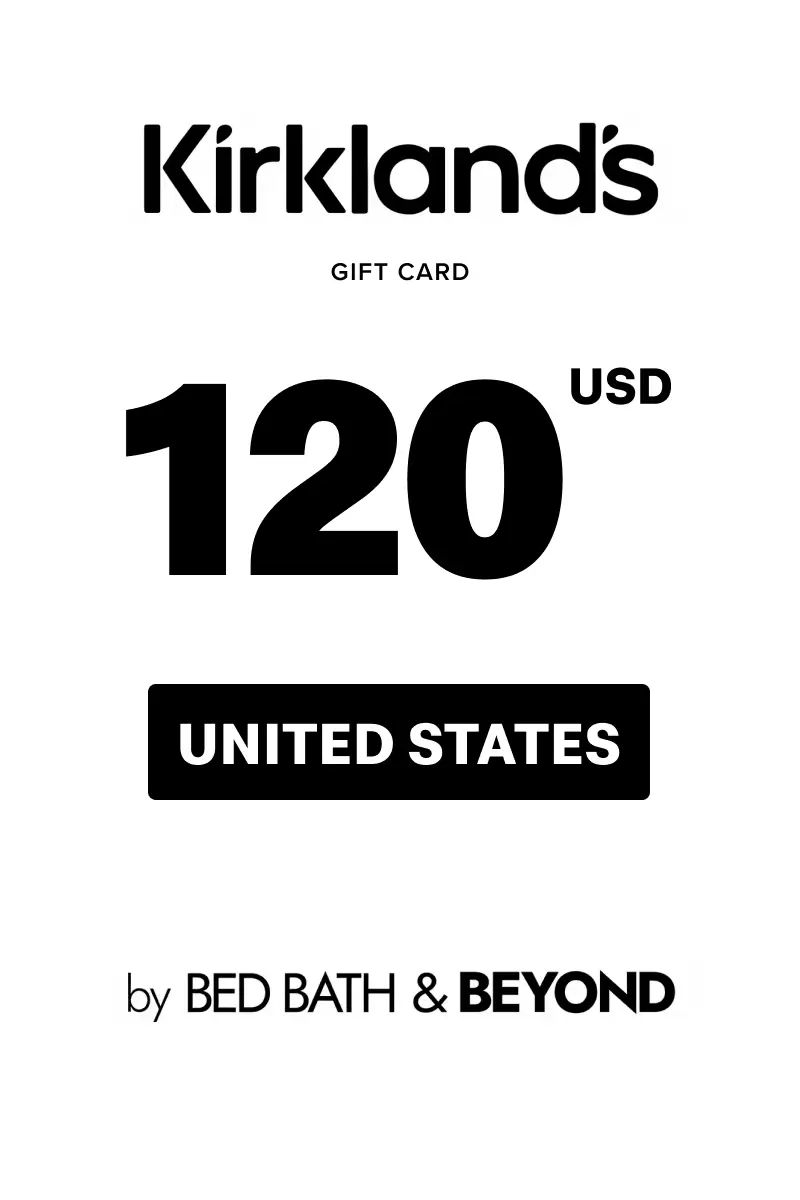 Kirkland's 120 USD Gift Card (United States) - Digital Key