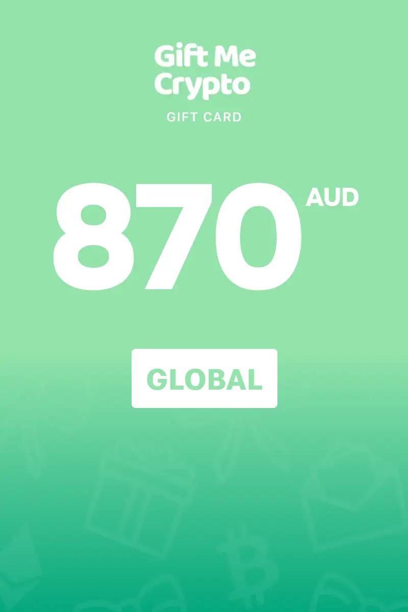 Gift Me Crypto 870 AUD Gift Card (Global) - Digital Key