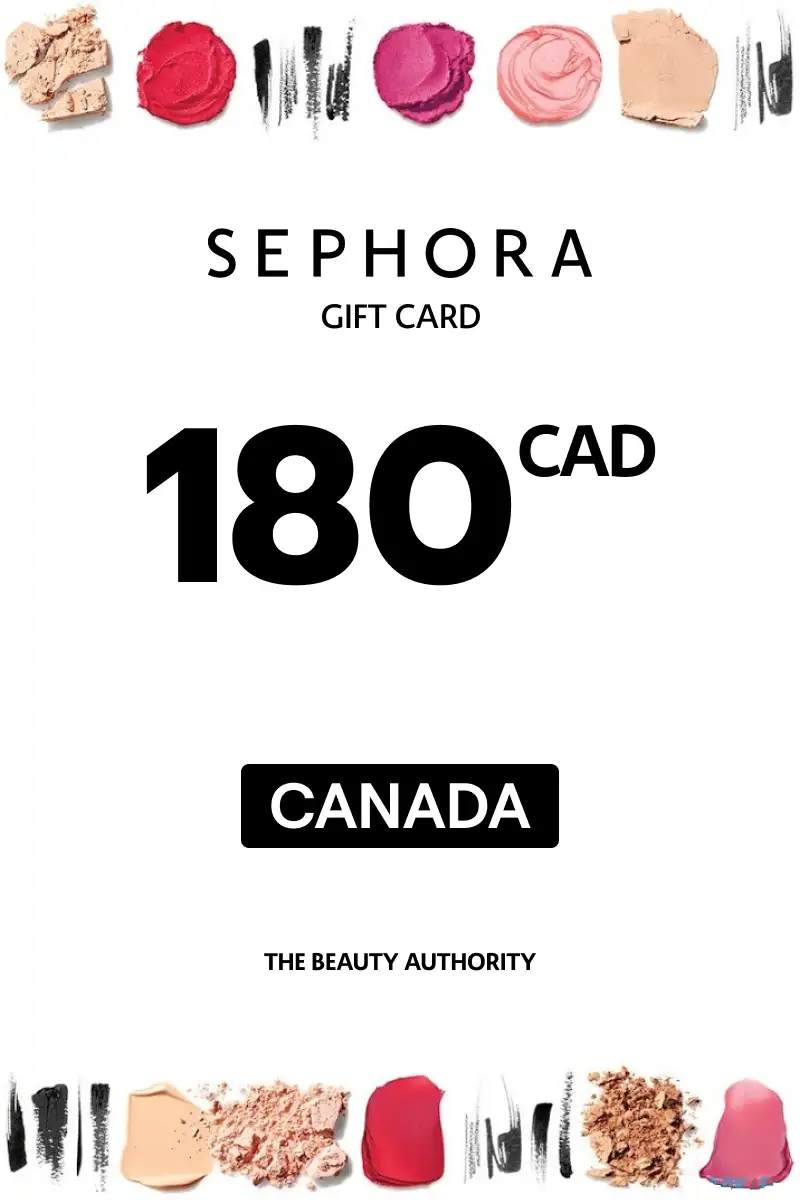 Sephora 180 CAD Gift Card (Canada) - Digital Key