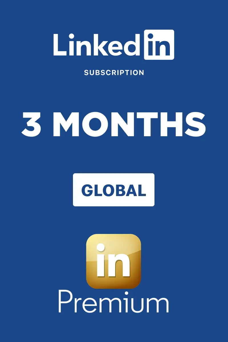 LinkedIn Premium Career 3 Months (Global) - Digital Key
