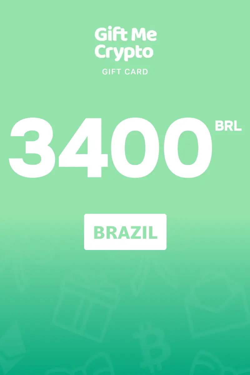 Gift Me Crypto 3400 BRL Gift Card (Brazil) - Digital Key