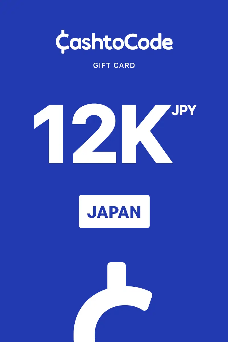 CashtoCode 12000 JPY Gift Card (Japan) - Digital Key