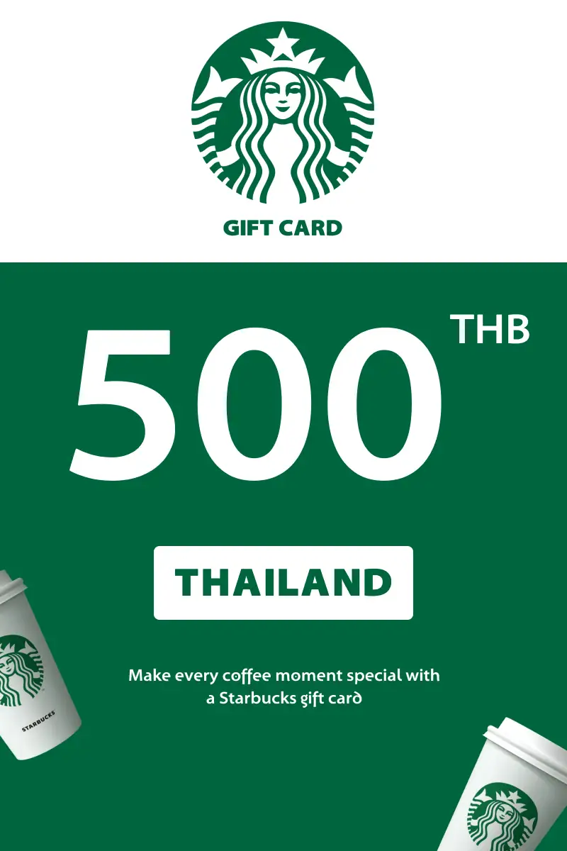 Starbucks 500 THB Gift Card (Thailand) - Digital Key