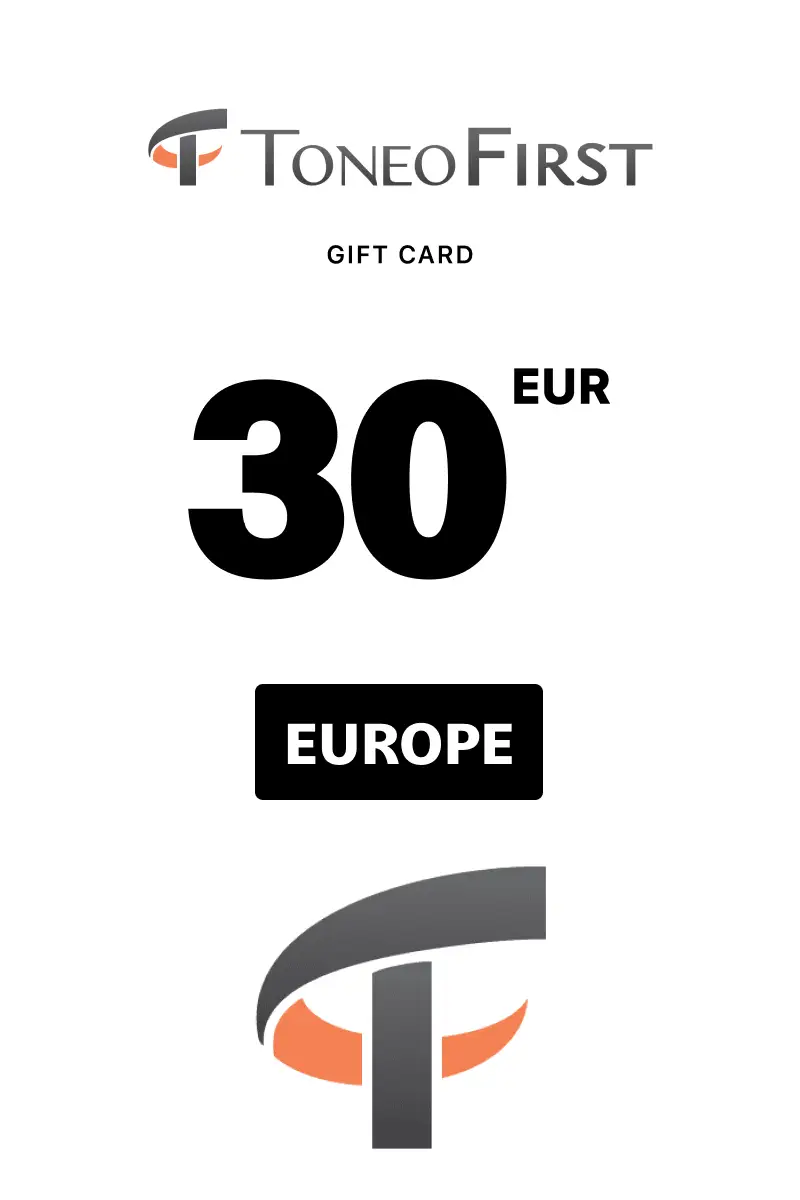 ToneoFirst 30 EUR Gift Card (Europe) - Digital Key