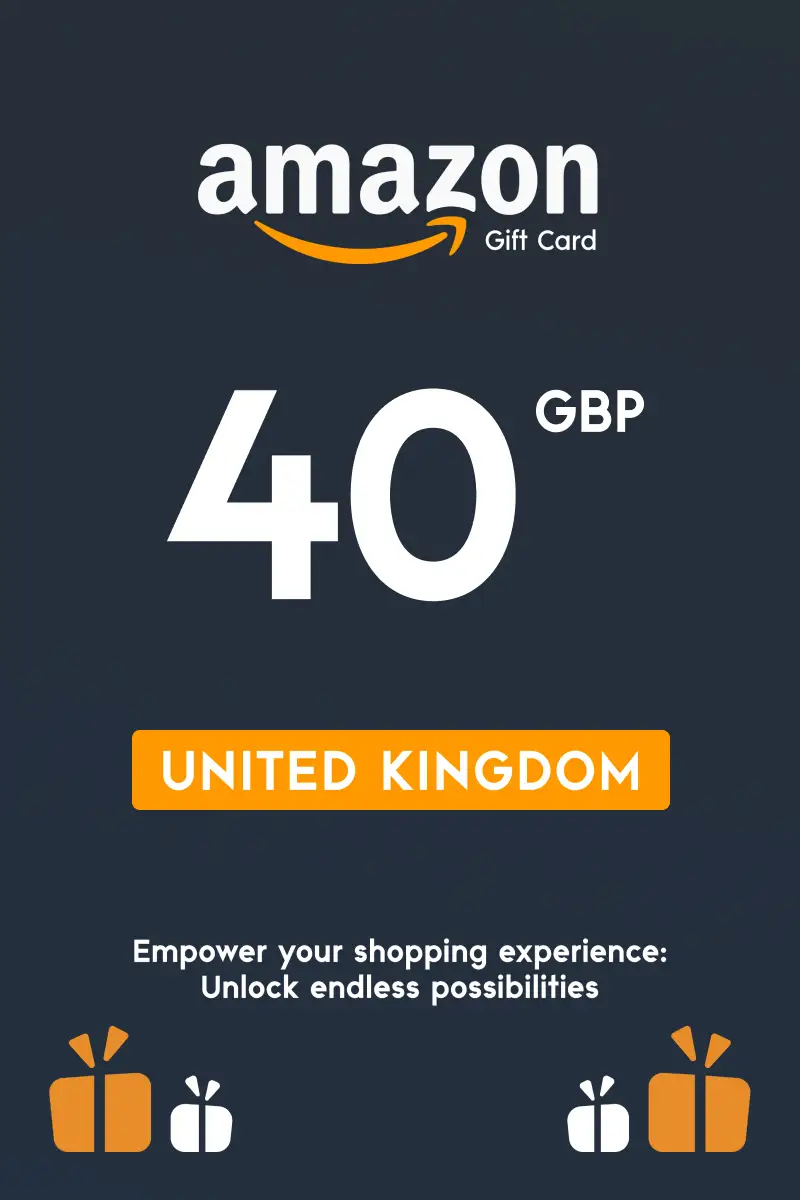 Amazon 40 GBP Gift Card (United Kingdom) - Digital Key