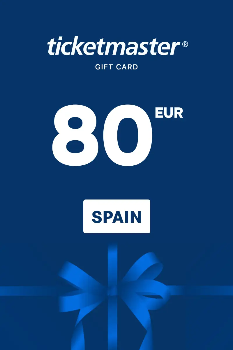 Ticketmaster 80 EUR Gift Card (Spain) - Digital Key