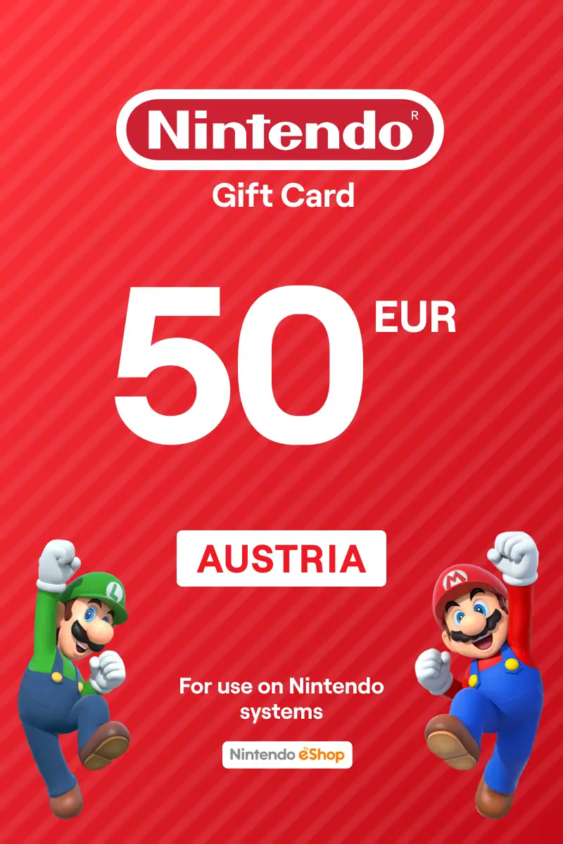 Nintendo eShop 50 EUR Gift Card (Austria) - Digital Key