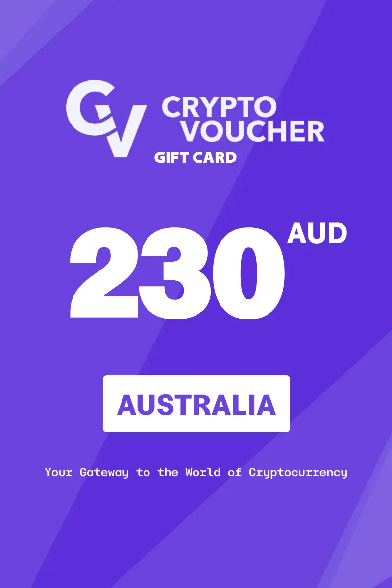 Crypto Voucher 230 AUD Gift Card (Australia) - Digital Key