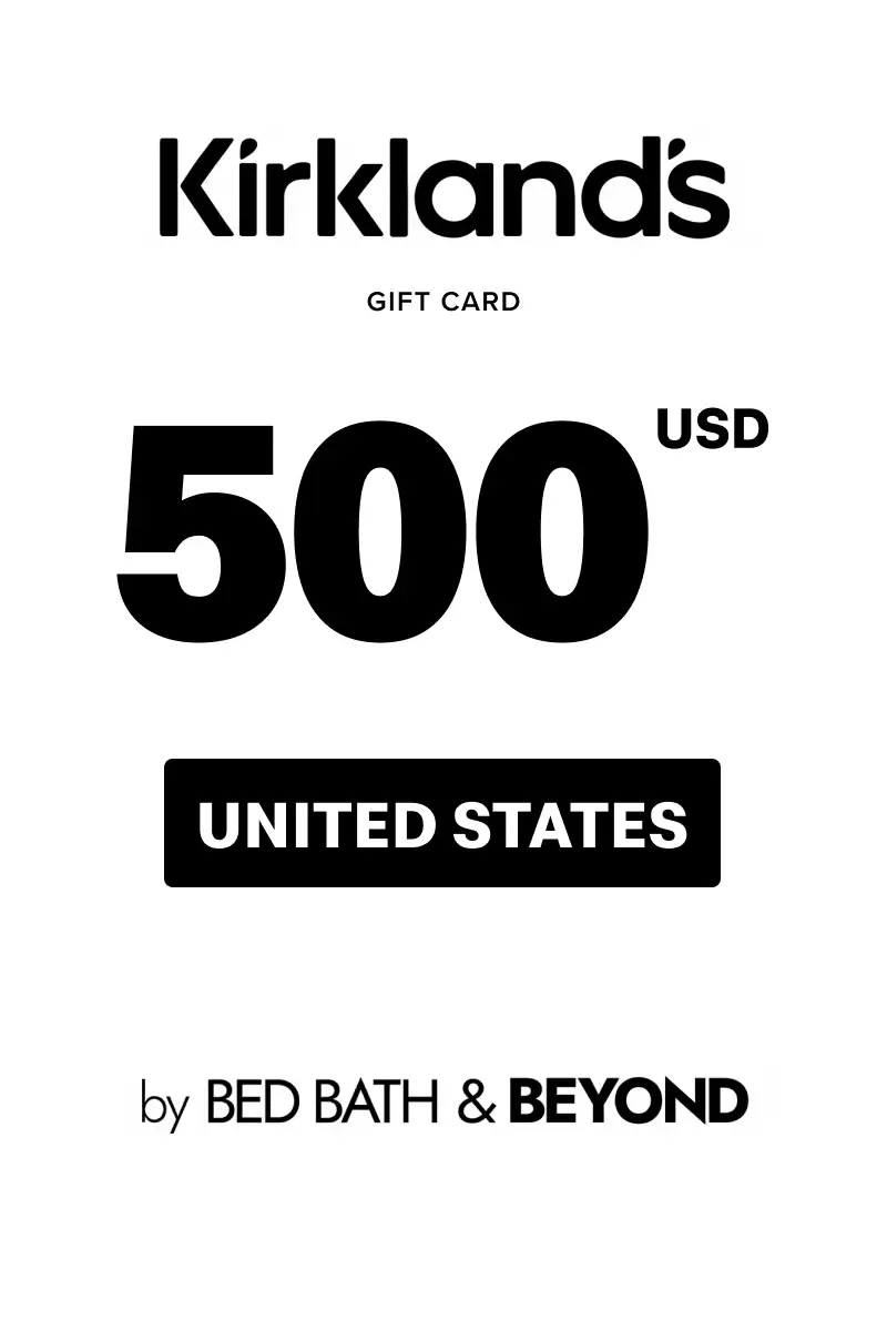 Kirkland's 500 USD Gift Card (United States) - Digital Key