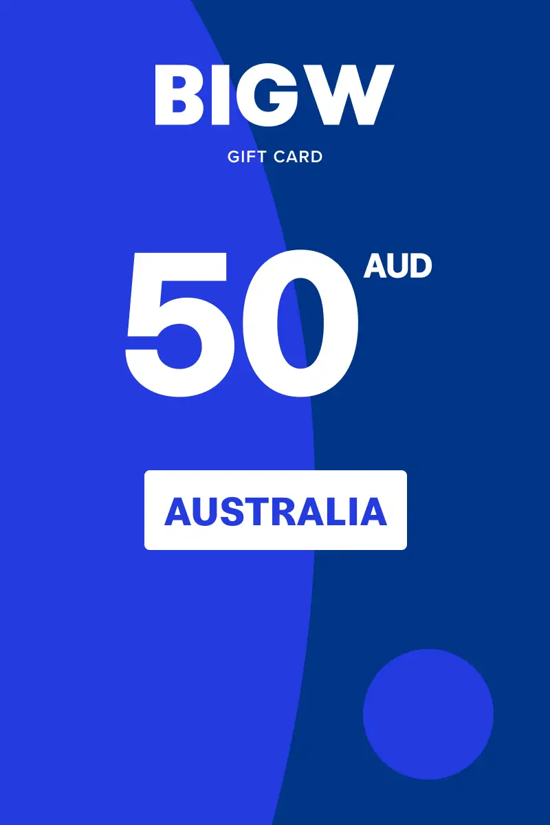 Big W 50 AUD Gift Card (Australia) - Digital Key