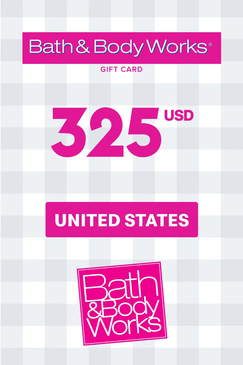 Bath and Body Works 325 USD Gift Card (United States) - Digital Key