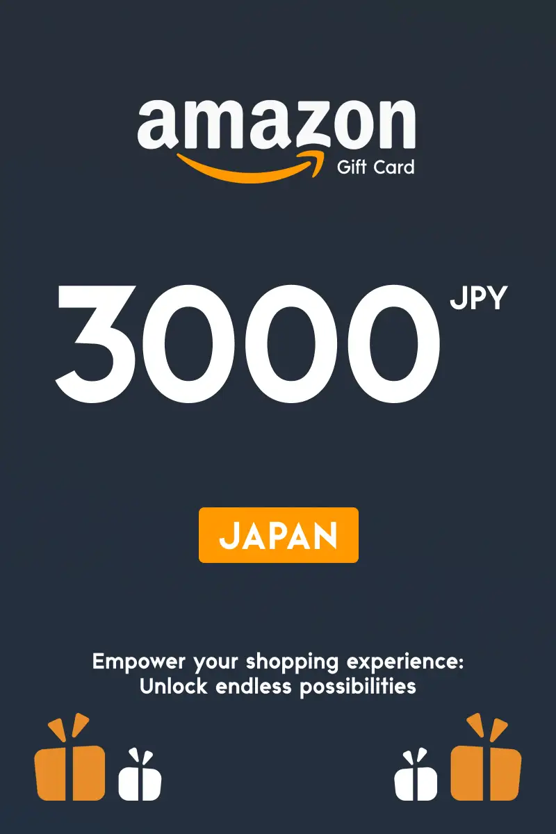 Amazon 3000 JPY Gift Card (Japan) - Digital Key