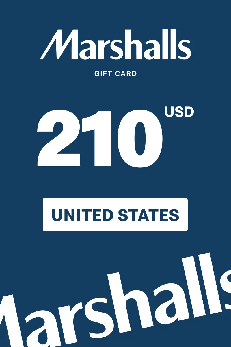 Marshalls 210 USD Gift Card (United States) - Digital Key