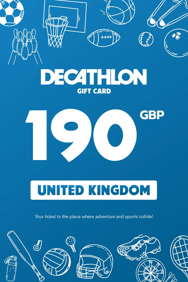 Decathlon 190 GBP Gift Card (United Kingdom) - Digital Key