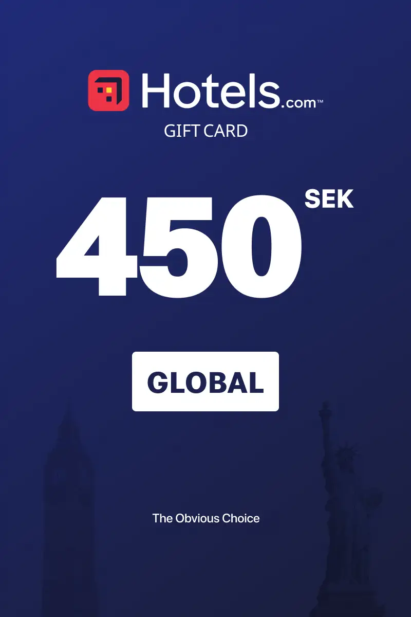 Hotels.com 450 SEK Gift Card (Global) - Digital Key