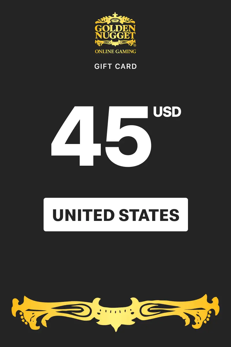 Golden Nugget Casino 45 USD Gift Card (United States) - Digital Key