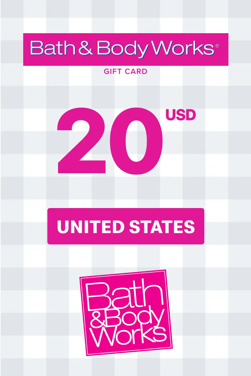 Bath and Body Works 20 USD Gift Card (United States) - Digital Key