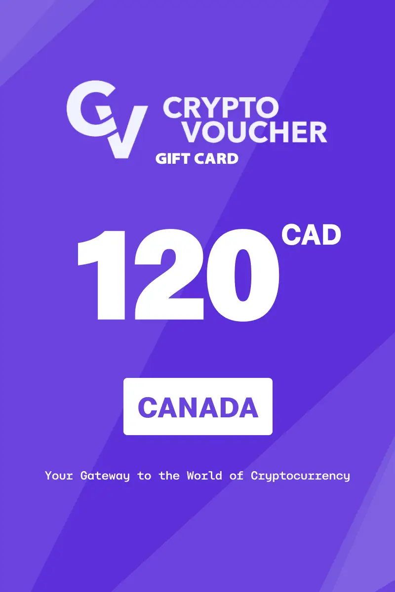 Crypto Voucher 120 CAD Gift Card (Canada) - Digital Key