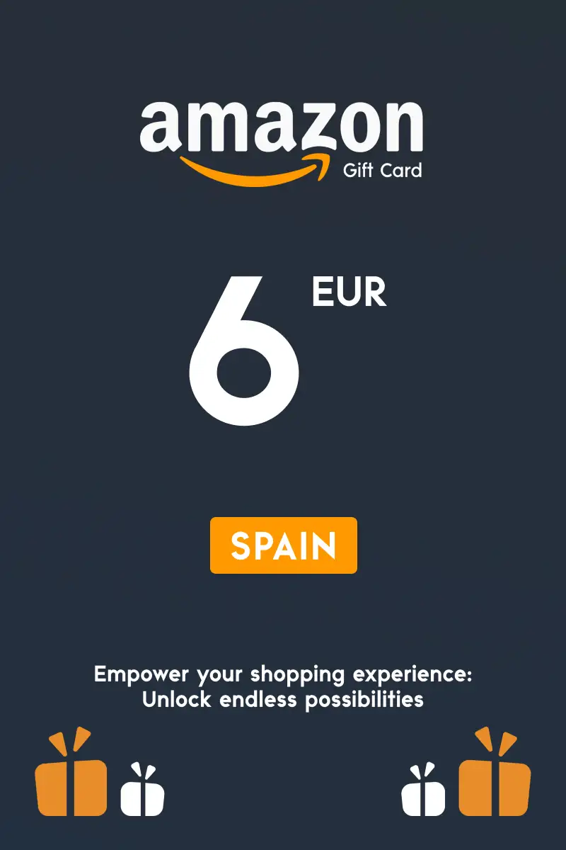 Amazon 6 EUR Gift Card (Spain) - Digital Key