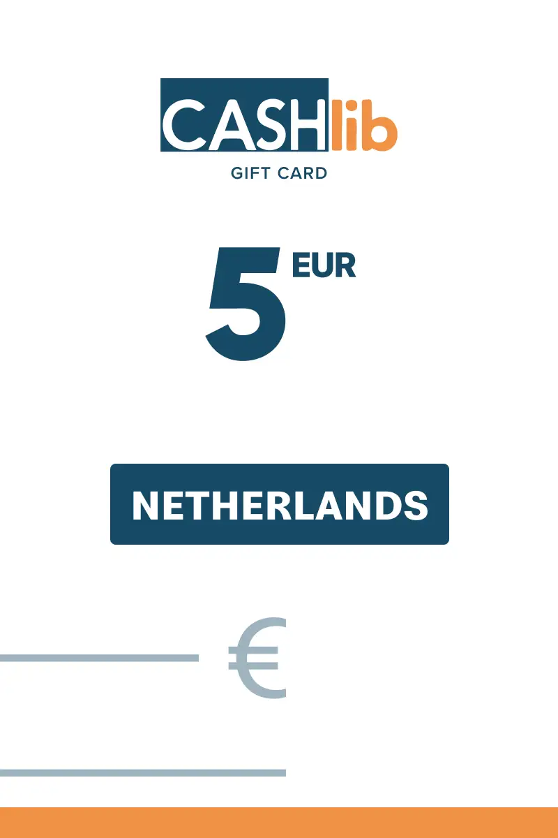 CASHlib 5 EUR Gift Card (Netherlands) - Digital Key