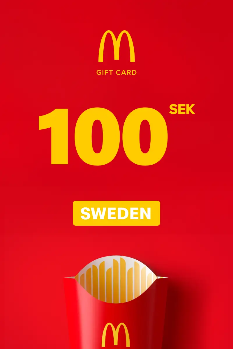 McDonald's 100 SEK Gift Card (Sweden) - Digital Key
