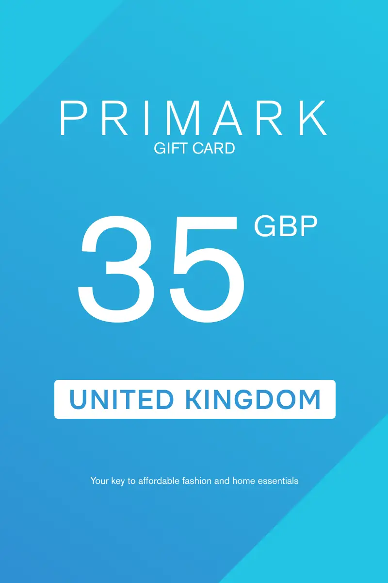 Primark 35 GBP Gift Card (United Kingdom) - Digital Key