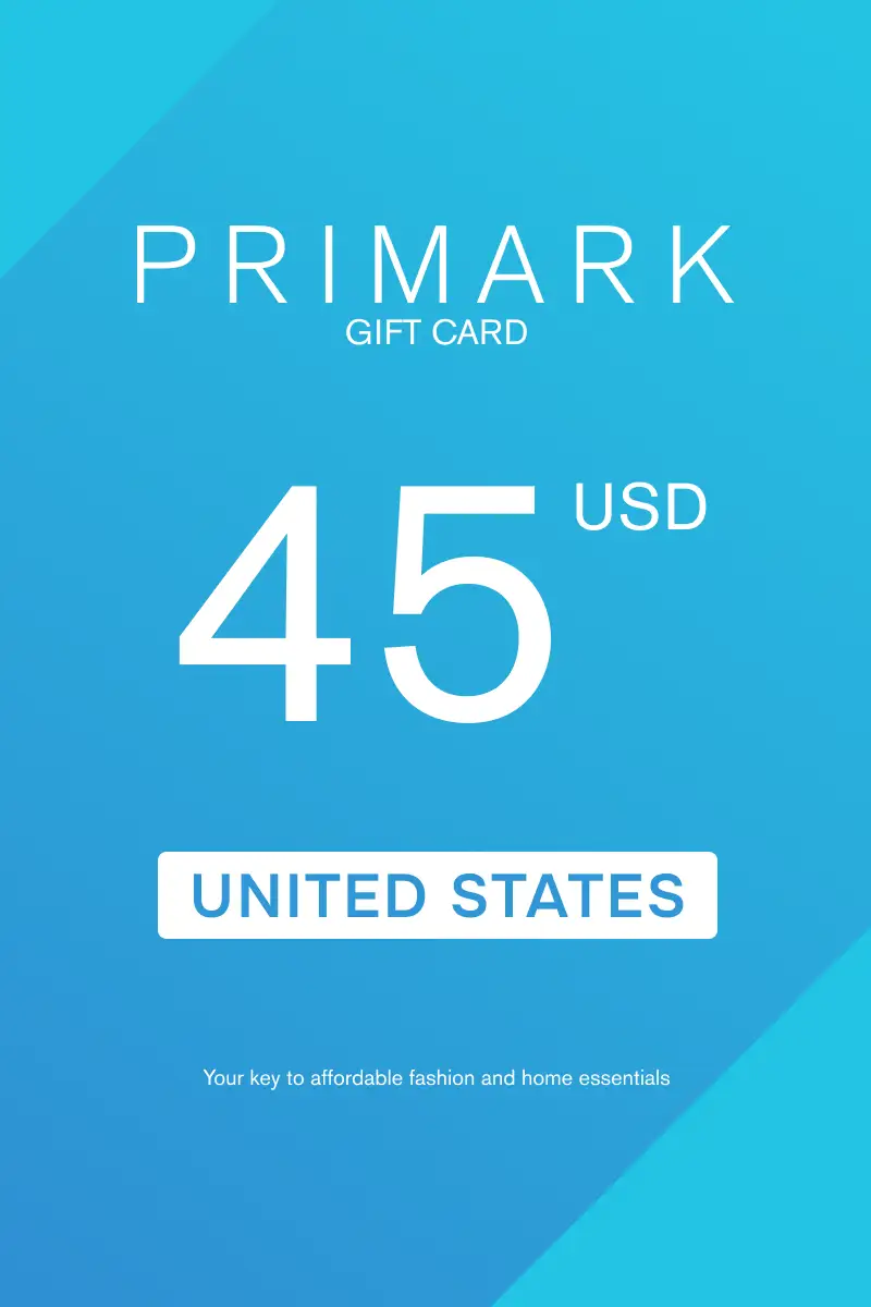 Primark 45 USD Gift Card (United States) - Digital Key