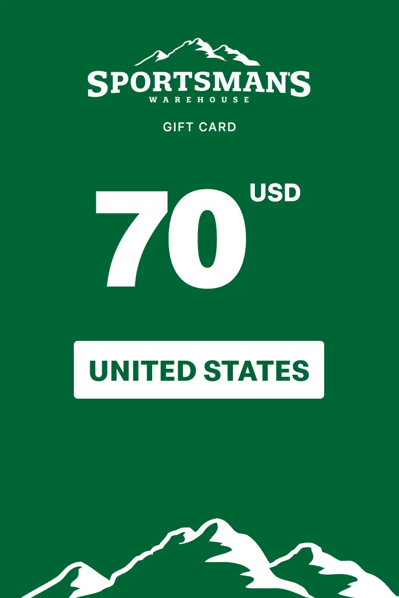 Sportsman's Warehouse 70 USD Gift Card (United States) - Digital Key