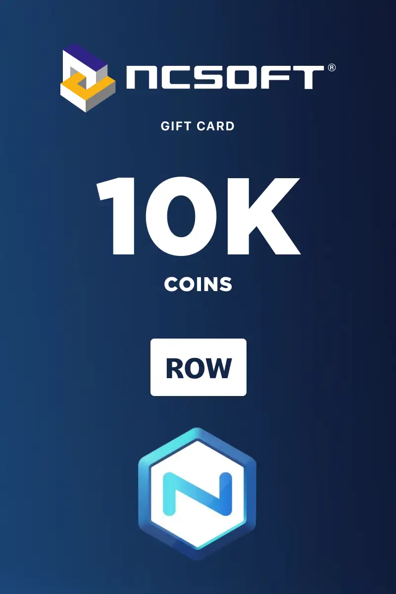 10000 NCoins (ROW) (PC) - NCSoft - Digital Key
