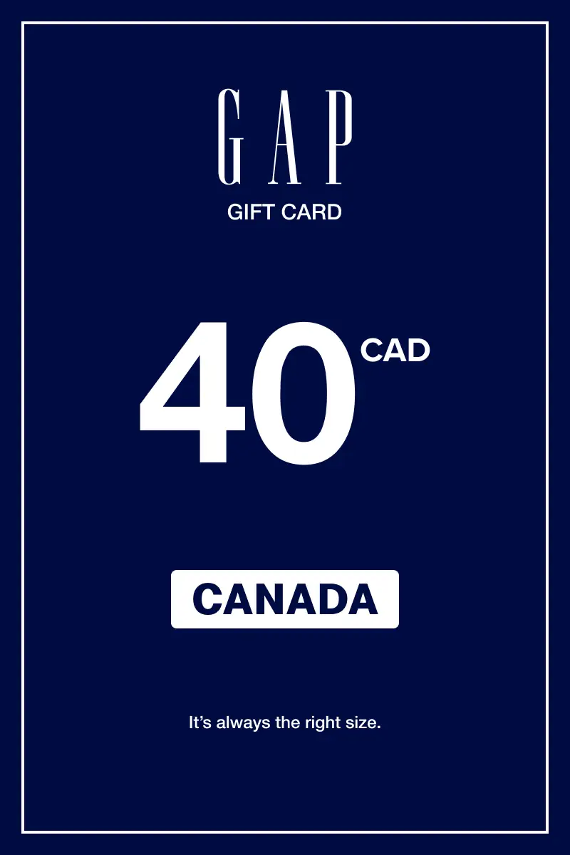 Gap 40 CAD Gift Card (Canada) - Digital Key