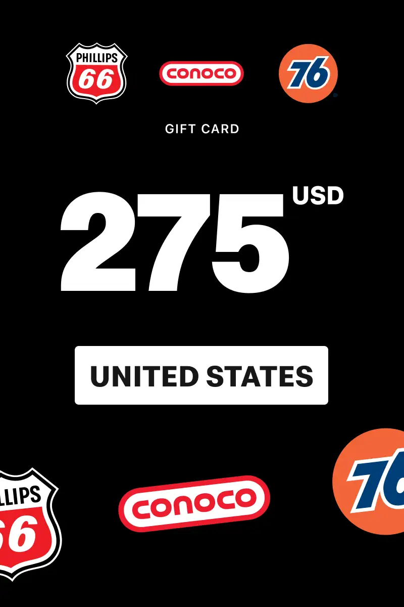 Phillips 66 - Conoco - 76 275 USD Gift Card (United States) - Digital Key