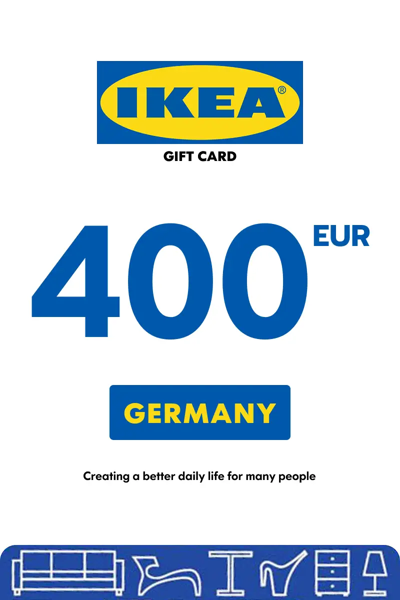 IKEA 400 EUR Gift Card (Germany) - Digital Key