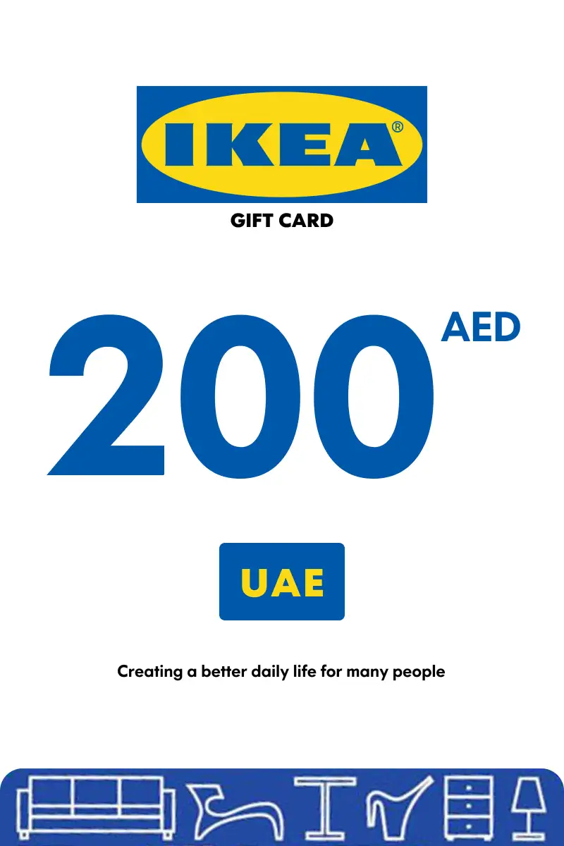IKEA 200 AED Gift Card (United Arab Emirates) - Digital Key